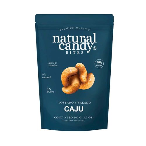 Caju Tostado Y Salado Natural Candy 100 Gr