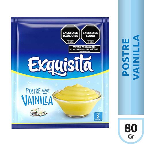 Postre Vainilla Exquisita X 80 Gr