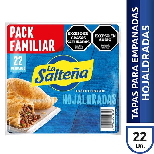 Tapas Empanadas Hojaldre La Salteña X 22u