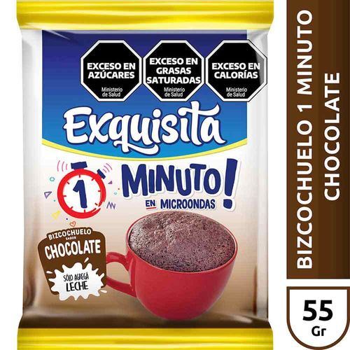 1 Minuto De Chocolat Eexquisita  X 55 Gr