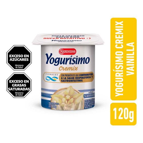 Yogur Cremix Conicet Vainilla Yogurisimo 120gr