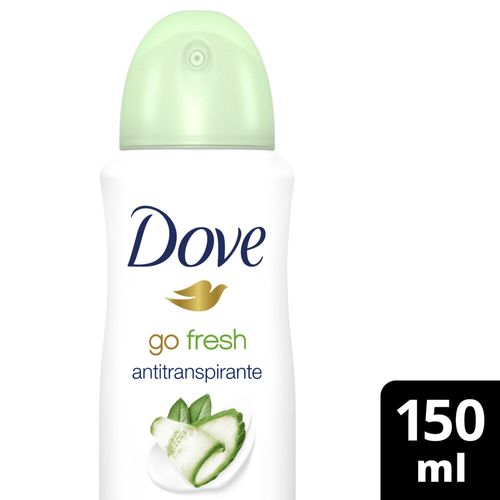 Antitranspirante En Aerosol Dove  Pepino 1/4 Crema Humectante 150 Ml