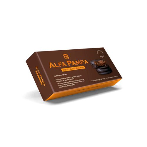 Alfajor Caja Chocolate Alfa Pampa 360 Gr