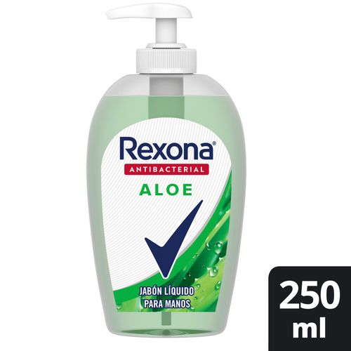 Jabon Liquido Rexona Antibacterial Aloe 250ml