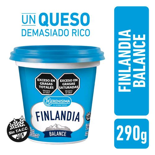 Queso Untable Finlandia Balance 290 Gr