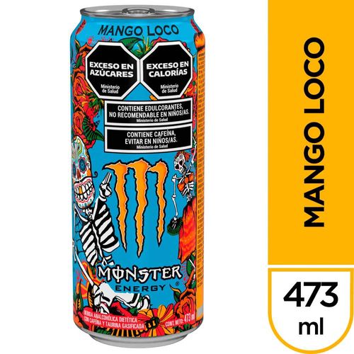 Bebida Energizante Monster Mango Loco 473 Ml