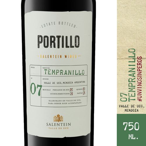 Vino Portillo Tempranillo