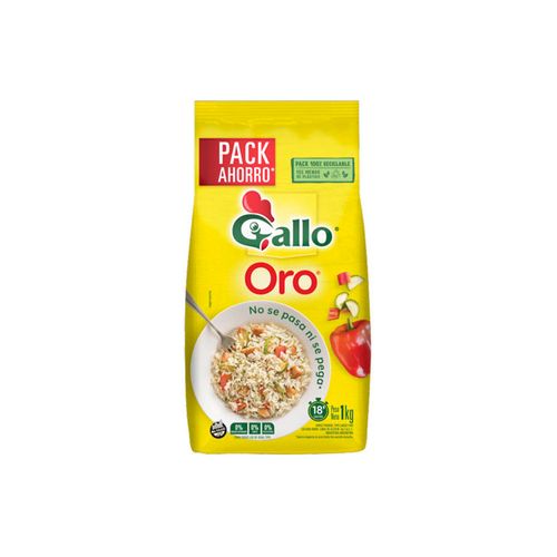 Arroz Parboil Gallo Oro En Bolsa 1 Kg