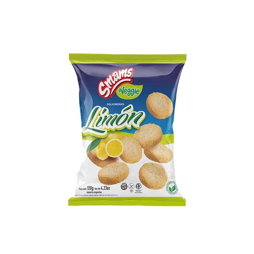 Polvorones Limón Veggie Smams 120 Gr