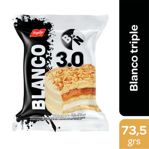 Alfajor Blanco Byn 73,5 Gr