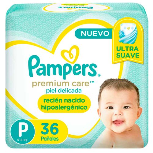 Pañal Pampers Premium Care P 36u