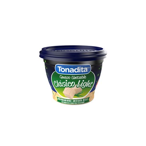 Queso Untable Tonadita Clasico Light 180 Gr