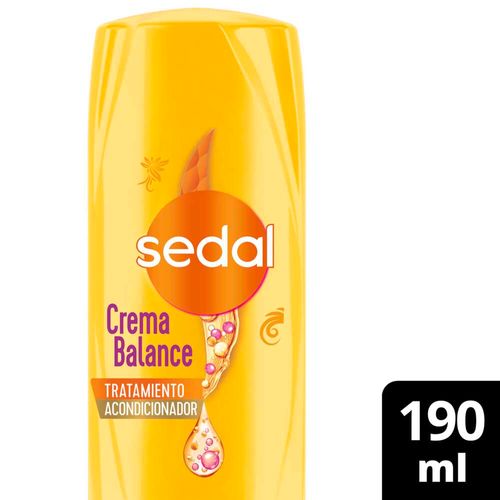 Acondicionador Sedal Crema Balance 190 Ml