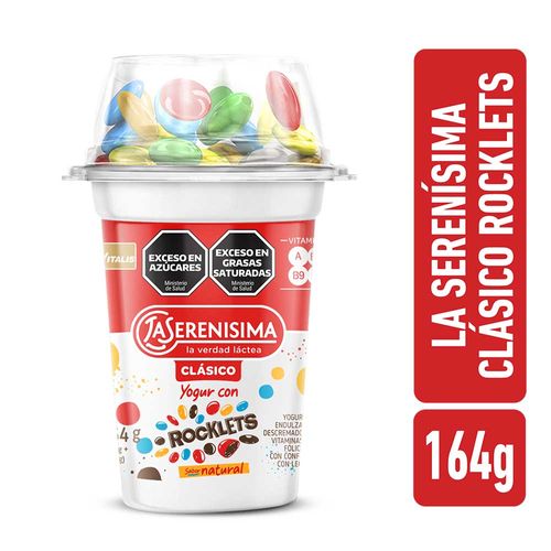 Yogur La Serenísima Clásico Con Rocklets 164g