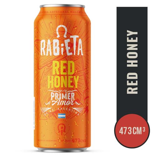 Cerveza Rabieta Red Honey 473cc