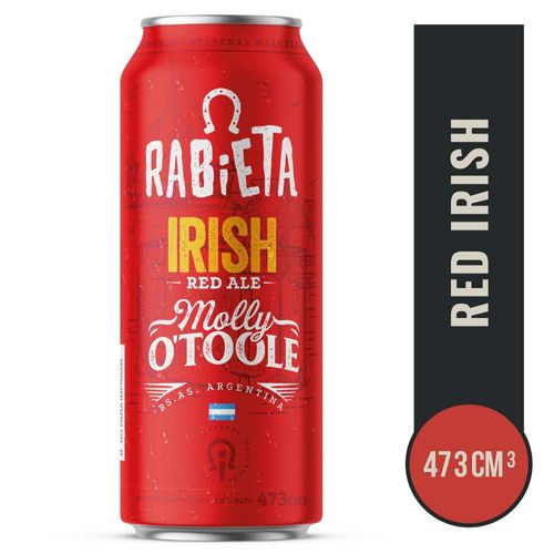 Cerveza Rabieta Red Irish Ale 473cc