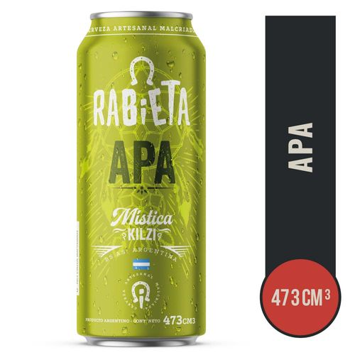 Cerveza Rabieta Apa 473cc