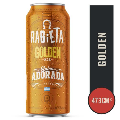 Cerveza Rabieta Golden Ale 473cc