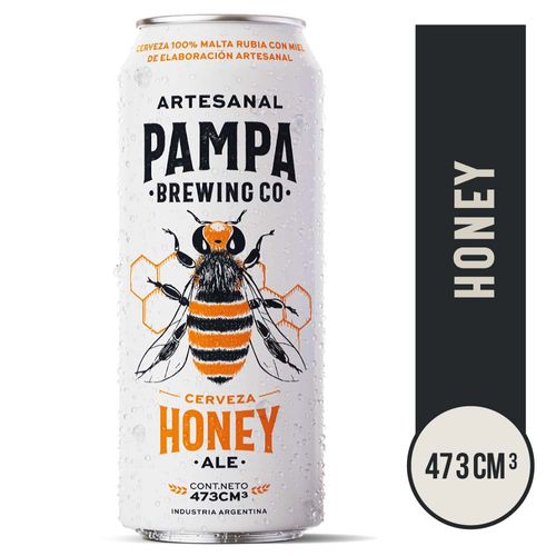 Cerveza Pampa Brewing Honey 473cc