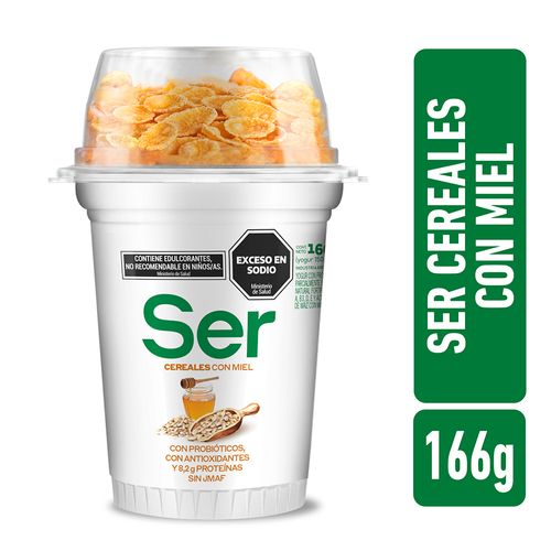 Yogur Ser Cereales Con Miel 166g