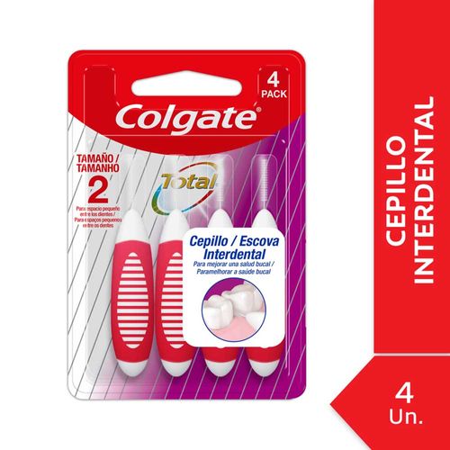 Cepillo Dental Colgate Interdental 2mm 4u