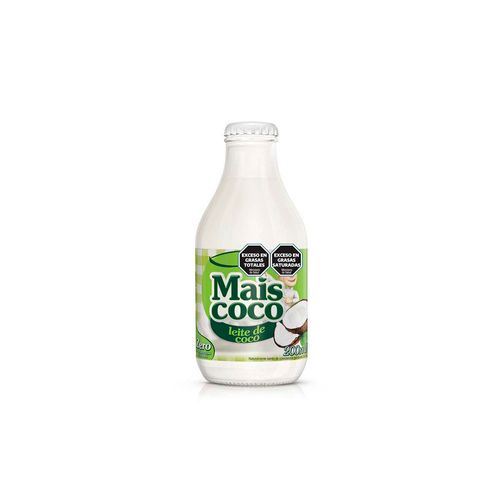 Leche De Coco Mais De Vidrio Coco 200 Ml