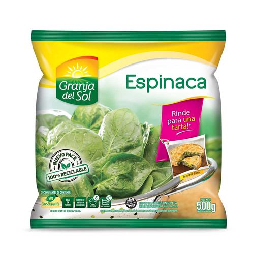 Espinaca Granja Del Sol 500 Gr