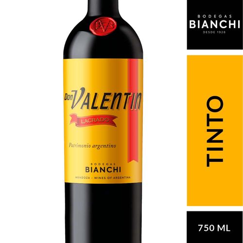 Vino Don Valentin Lacrado Tinto Clásico 750cc