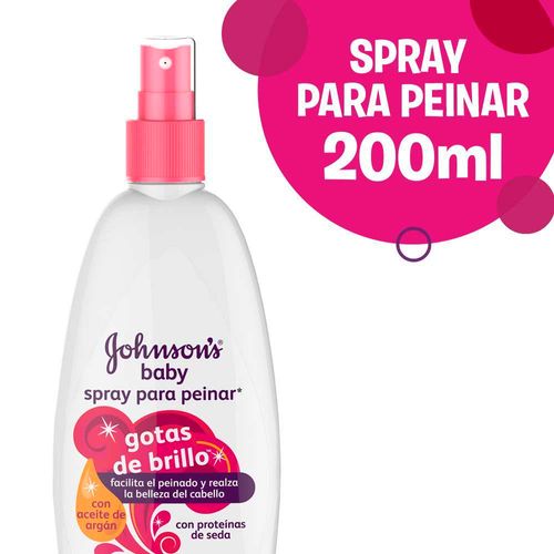 Spray Para Peinar Niños Johnson's Gotas De Brillo 200 Ml