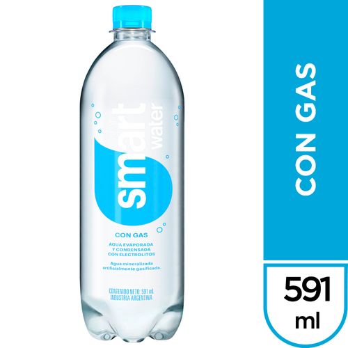 Agua Smart Water Con Gas 591cc