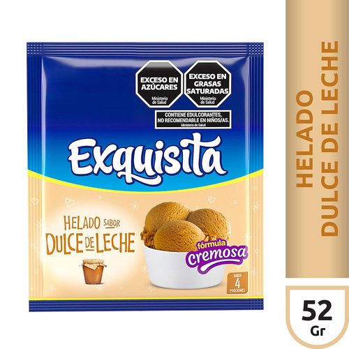 Helado Dulce De Leche Exquisita X 52gr