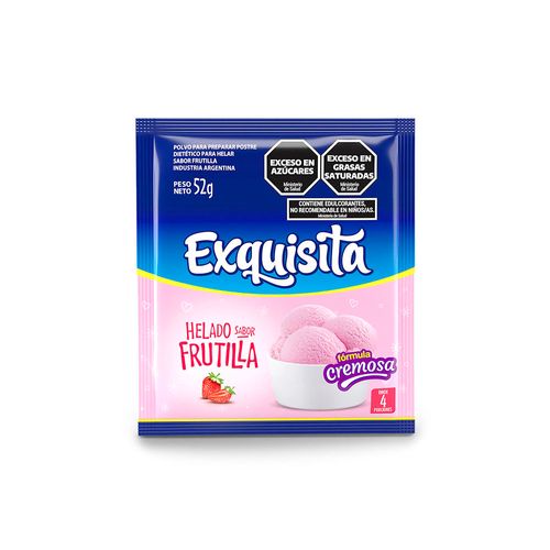 Helado Frutilla Exquisita X 52 G