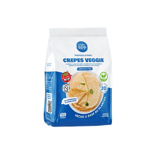 Crepes Veggie Natural Pop 210 Gr