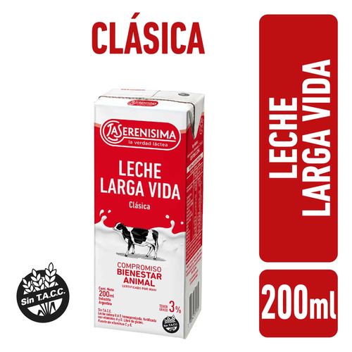 Leche La Serenisima Entera 200cc