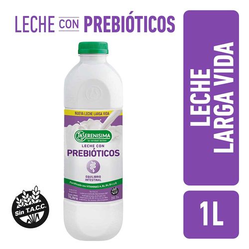 Leche Uat Prebiótica Descremada La Serenísima 1 L