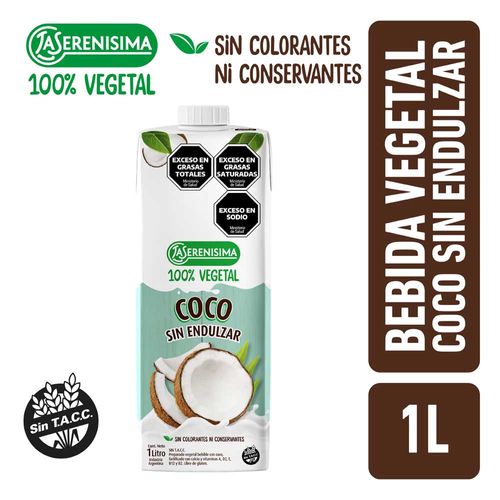 Bebida Vegetal La Serenisima Coco - 1l