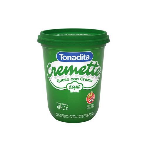 Cremette Tonadita Light 480 Gr