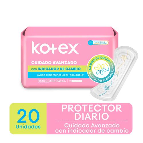 Protector Diario Kotex Indicador Cambio 20u