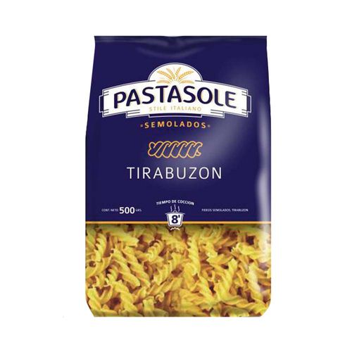 Fideos Pasta Sole Tirabuzon X500 Gr