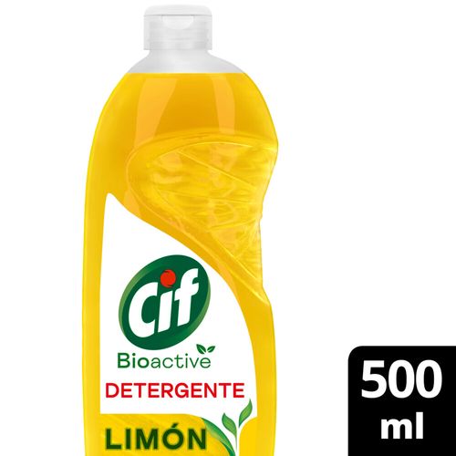 Lavavajilla Cif Bioactive Limon 500 Ml