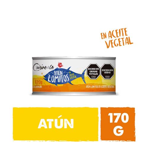 Lomo De Atun En Aceite Vegetal Cuisine-co 120 Gr