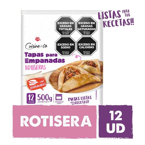 Tapas Para Empanadas Criollas 12 Un Cuisine & Co Nbe Mp