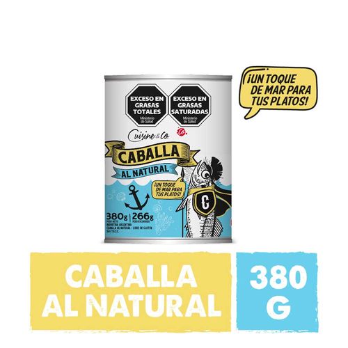 Caballa Al Natural 380 Gr Cuisine & Co Nbe Mp