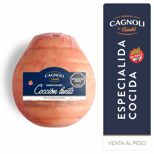 Jamon Cocido Cagnoli Genuino Pza 1 Kg