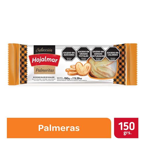 Galletitas Hojalmar Palmeritas De Hojaldre 150 Gr