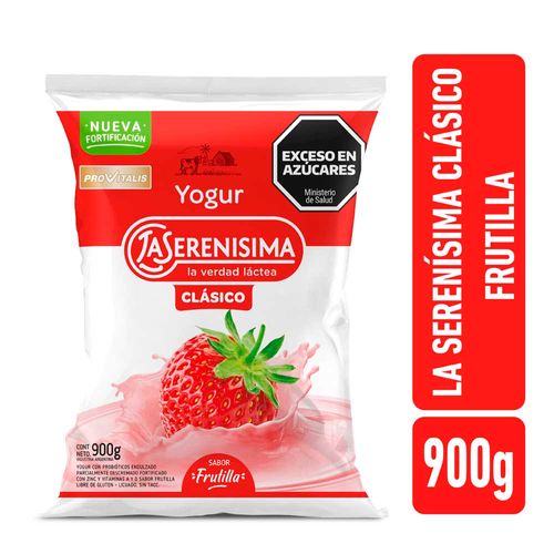 Yogur Bebible La Serenísima Frutilla 900 Gr