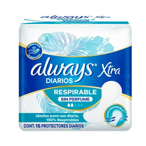 Prot Diar Always Xtra Respirable 15u