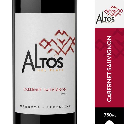 Vino Tinto Altos Del Plata Cabernet Sauvignon 750 Cc