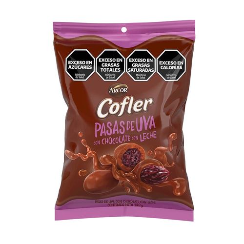 Pasas De Uva Arcor C/chocolate  X100g