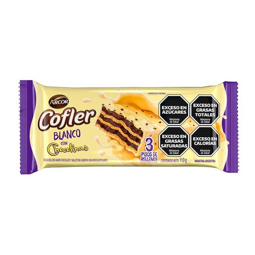 Oblea Chocolinas Blanco Cofler X110g